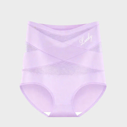 Culotte gainante taille haute – Maintien ventre plat